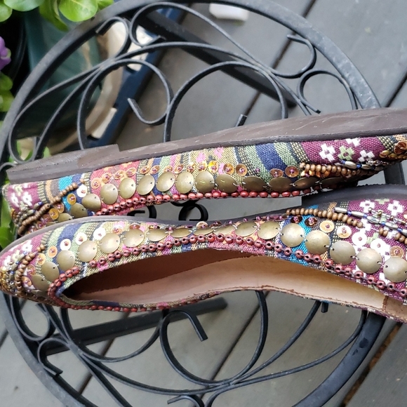 Ladies Embellished ballet flats - Picture 5 of 10